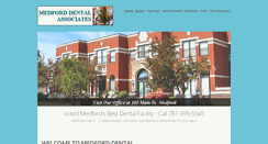 Desktop Screenshot of medford-dentalassociates.com